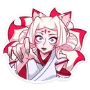 Стикер Старшая жрица Кумико