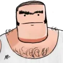 Стикер Square guy