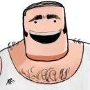 Стикер Square guy