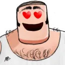 Стикер Square guy