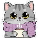 Стикер Котики