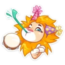 Стикер Лёва