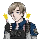 Стикер Leon S. Kennedy