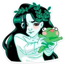 Стикер Русалка Леся