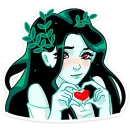 Стикер Русалка Леся