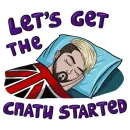 Стикер Lets Get Спать
