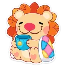 Стикер Лёвик