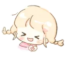 Стикер cute