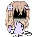 Стикер lisa purple