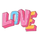 Love stickers
