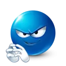 Blue faces