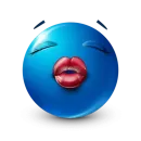 Стикер Blue faces