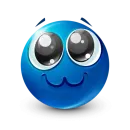 Стикер Blue faces
