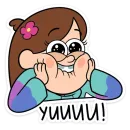 Стикер Мэйбл Пайнс