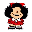 Стикер Mafalda Pack