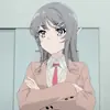 Стикер miyyu as mai sakurajima