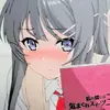 Стикер miyyu as mai sakurajima