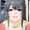 Стикер miyyu as mai sakurajima