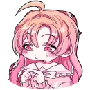 Стикер Малин тян и Джем кун Без Текста