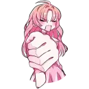 Стикер Малин тян и Джем кун Без Текста