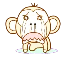 Стикер monkey