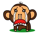 Стикер monkey