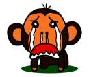 Стикер monkey