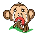 Стикер monkey