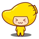 Стикер mango girl