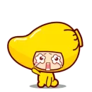 Стикер mango girl