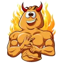 Стикер man potency