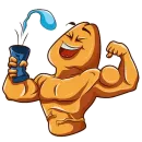 Стикер man potency