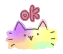 Стикер Marble Cat Pack