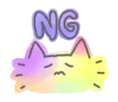 Стикер Marble Cat Pack
