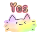 Стикер Marble Cat Pack