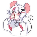 Стикер Мауси без надписей