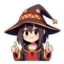 Стикер Megumin