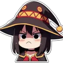 Стикер Megumin