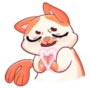 Стикер Миу-Мяу без надписей