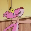 Стикер Pink Panther