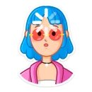 Стикер Проделки Мии