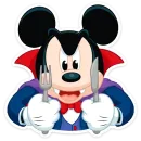 Стикер Вампир Микки