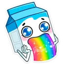 Стикер Молочко