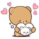 Стикер Milk and Mocha