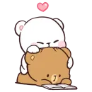 Стикер Milk and Mocha