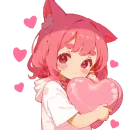 Стикер Milka chan