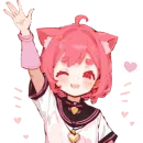 Стикер Milka chan