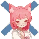 Стикер Milka chan