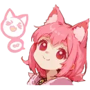 Стикер Milka chan