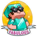 Стикер Minecraft Stickers